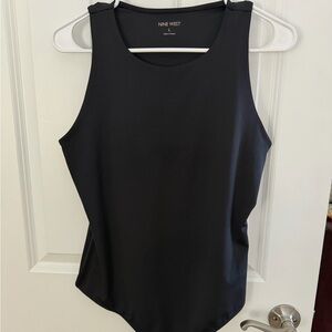 Nine West Black Body Suit Tank | Size Large
